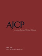 Cover image of current issue from American Journal of Clinical Pathology