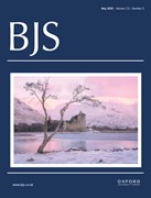 Cover image of current issue from British Journal of Surgery