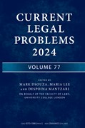 Cover image of current issue from Current Legal Problems