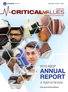 Cover image of current issue from Critical Values