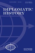 Cover image of current issue from Diplomatic History