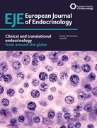 Cover image of current issue from European Journal of Endocrinology