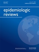 Cover image of current issue from Epidemiologic Reviews