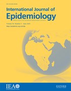 Cover image of current issue from International Journal of Epidemiology