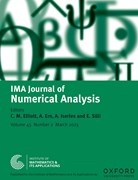 Cover image of current issue from IMA Journal of Numerical Analysis