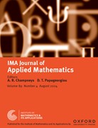 Cover image of current issue from IMA Journal of Applied Mathematics
