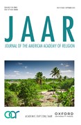 Cover image of current issue from Journal of the American Academy of Religion