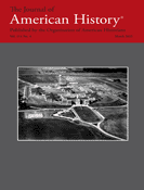 Cover image of current issue from Journal of American History