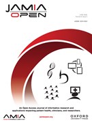 Cover image of current issue from JAMIA Open
