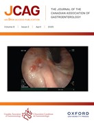 Cover image of current issue from Journal of the Canadian Association of Gastroenterology