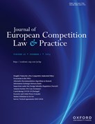 Cover image of current issue from Journal of European Competition Law & Practice