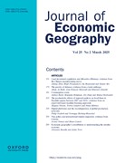 Cover image of current issue from Journal of Economic Geography