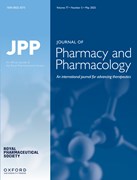 Cover image of current issue from Journal of Pharmacy and Pharmacology