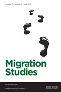 Cover image of current issue from Migration Studies