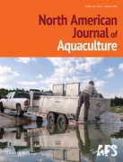 Cover image of current issue from North American Journal of Aquaculture
