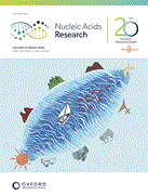 Cover image of current issue from Nucleic Acids Research