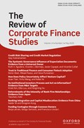 Cover image of current issue from The Review of Corporate Finance Studies