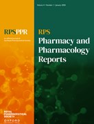 Cover image of current issue from RPS Pharmacy and Pharmacology Reports