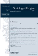 Cover image of current issue from Sociology of Religion