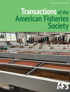Cover image of current issue from Transactions of the American Fisheries Society